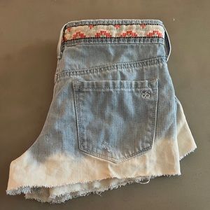 Denim shorts